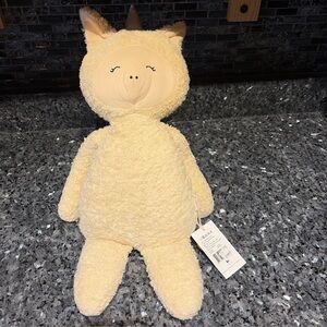Fabelab Big Buddy Organic plush weighted Unicorn Sheep Stuffed Animal Lovey